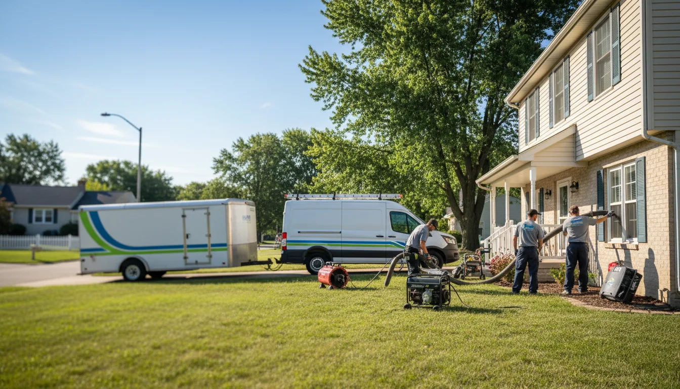 Flooded Basement Restoration And Cleanup With Repair in Hamlin, IA near me